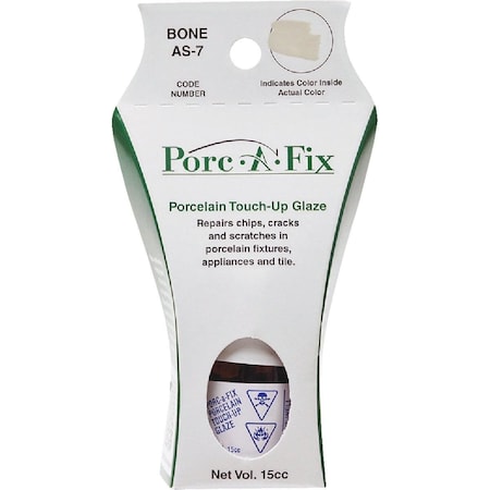 Fixture-Fix Porc-A-Fix Porcelain Touch-up Paint, American Standard Bone, 15cc AS-7